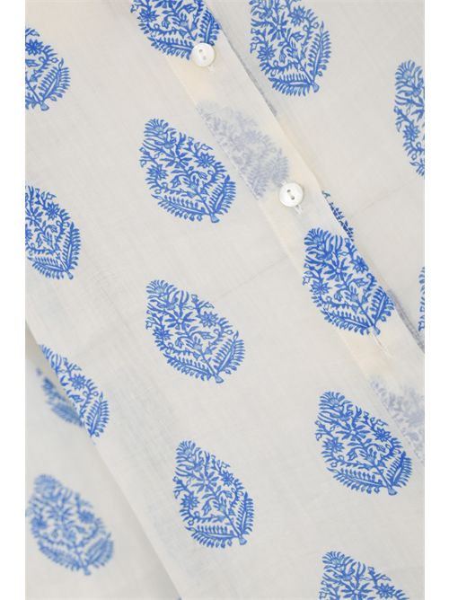Abito Adeline in ramia con stampa paisley Mc2 Saint Barth | ADELINE03092H RAMIE LEAF PAISLEY 10